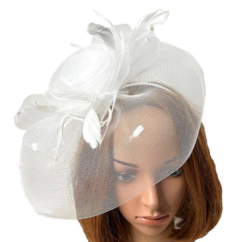 Diacly - Wholesale Fascinator Hat - Women's - Floral Fascinator with Veil7