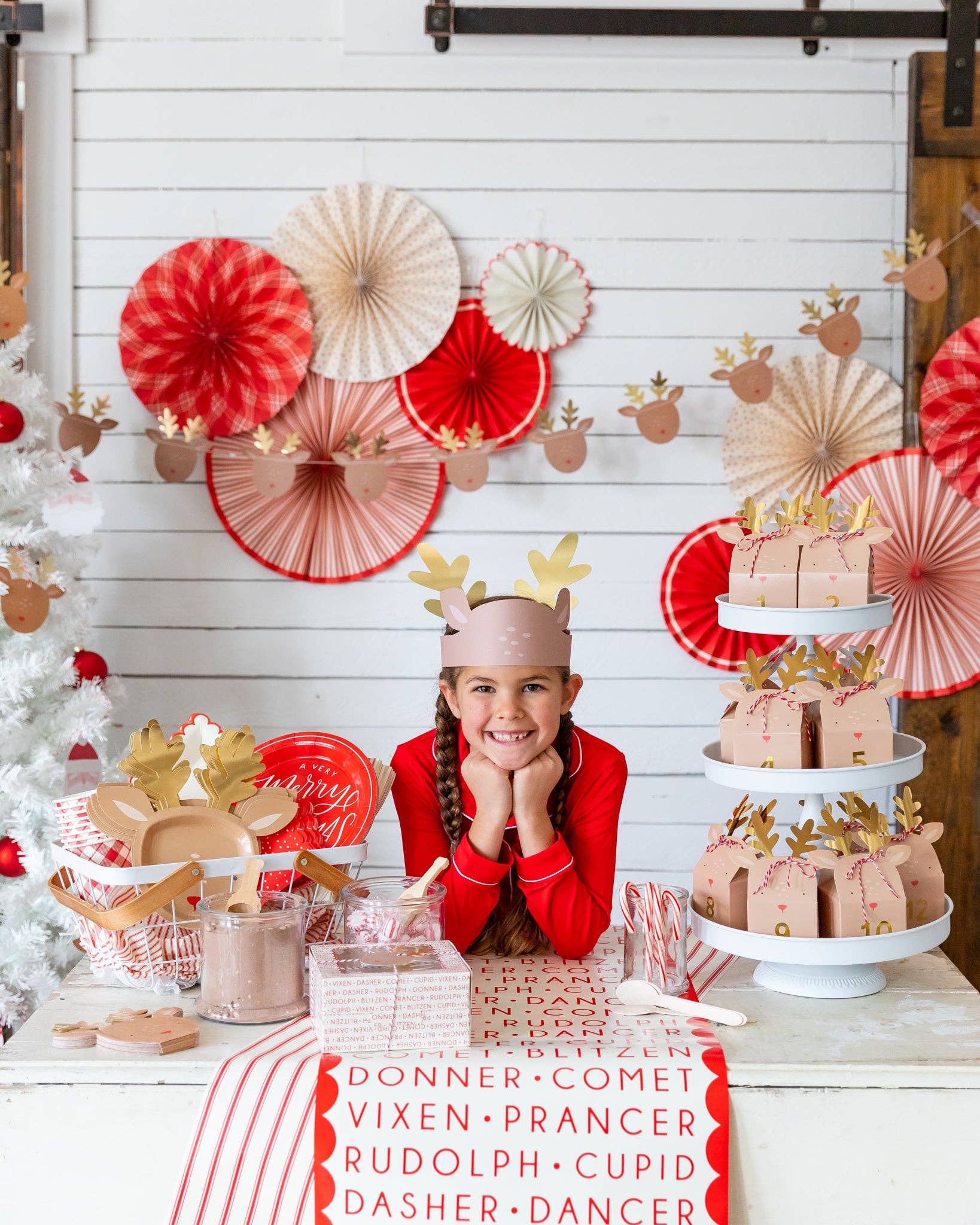 My Mind’s Eye – Engroshandel Festhat/krone – BEC908 - Kære Rudolph rensdyr hat3