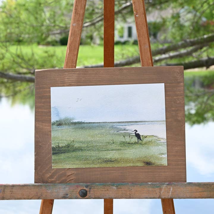 Echoes of the Lake. Watercolor print for wholesale by Woodmiration