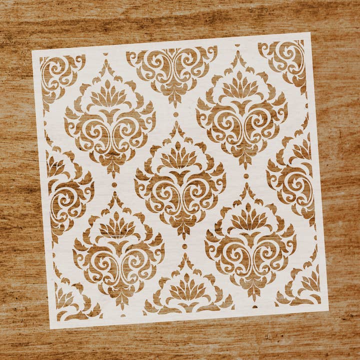 Retro Stencil for wholesale by Evyre Scrapbooking