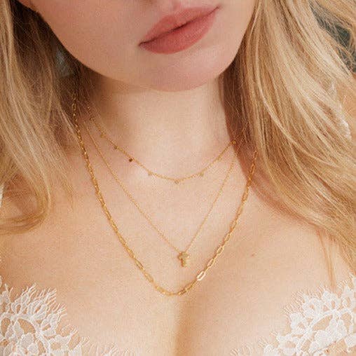 Adorn512 – wholesale Hänge-/berlockhalsband – Litet Cross Halsband3