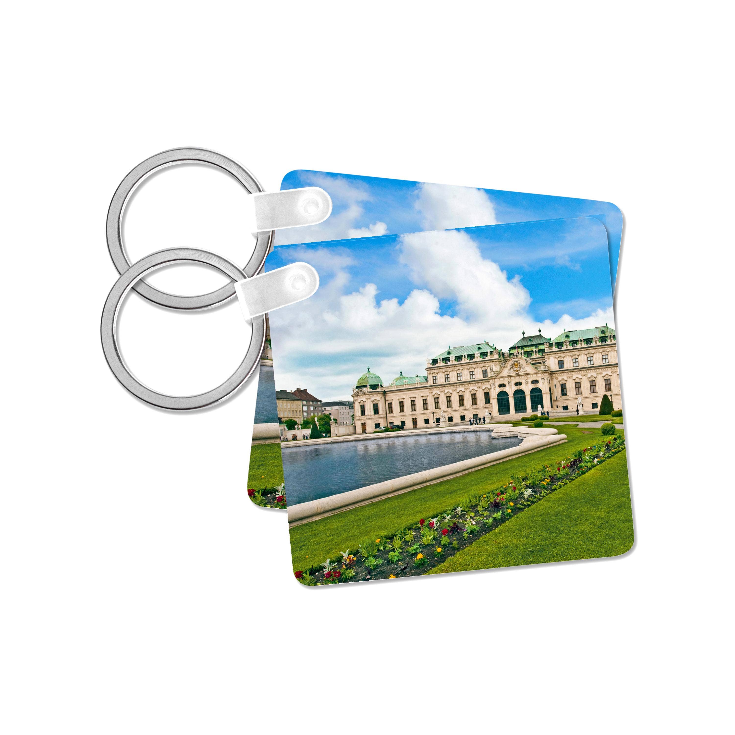3dRose - Wholesale Keychain - Unisex - 3dRose, Schloss Schonbrunn palace, Vienna, Wein, Austria - EU03 MGL0048 - Miva Stock, Key Chain0