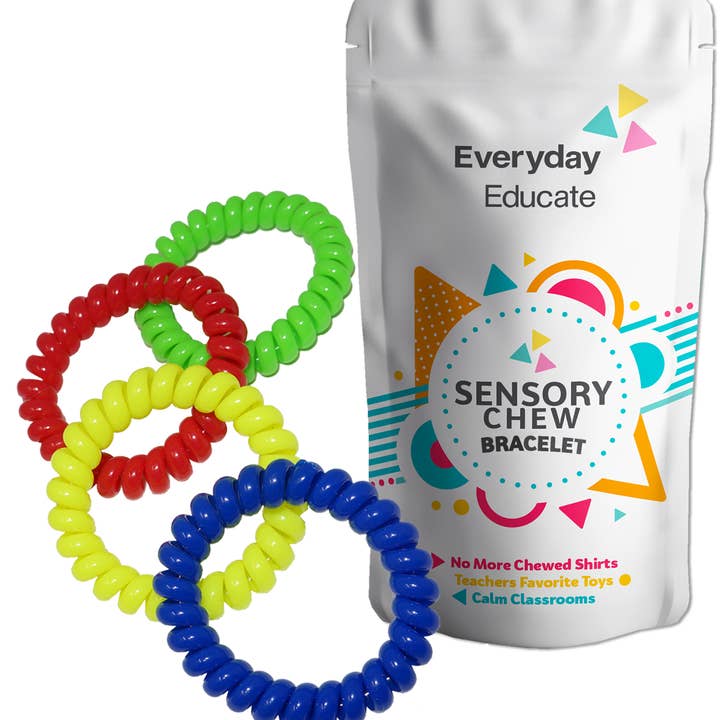 Everyday Educate - Wholesale Armband met kralen - Chewy Dewey™ sensorische armband - (4 stuks)3