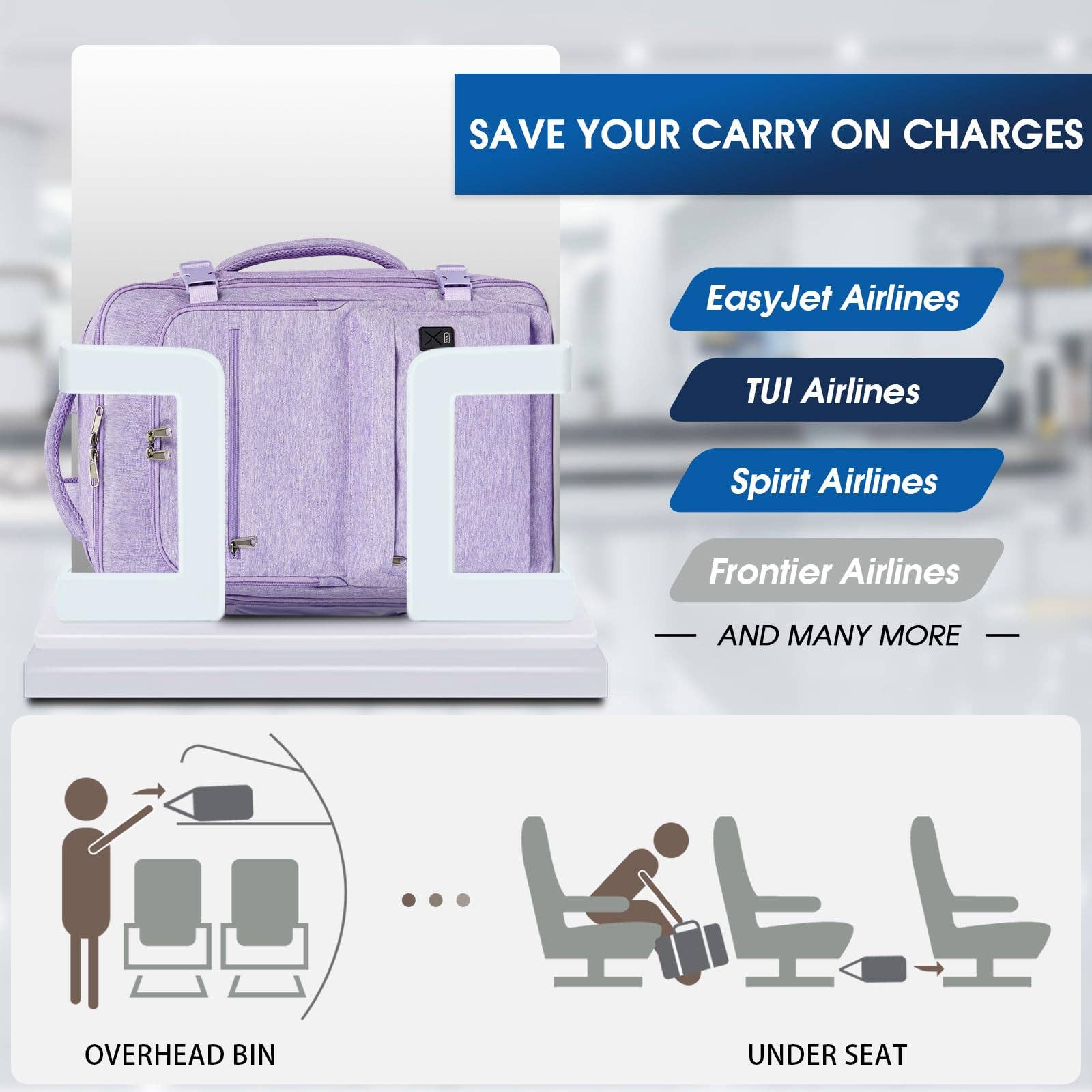 wandf - Wholesale Backpack - Unisex - Laptop Backpack 17 Inch with Wet Pocket For Spirit Airlines32