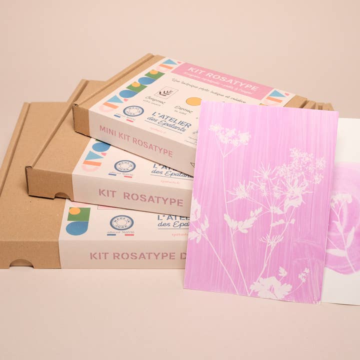 L'Atelier des Epatants - Wholesale DIY Craft Kit - Rosatype DIY Kit - like cyanotype but pink!9