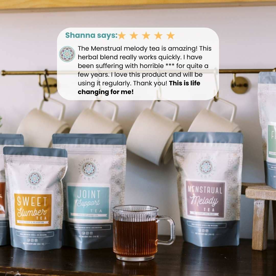 Euphoric Herbals - Wholesale Health/Detox Tea - Menstrual Melody Tea1