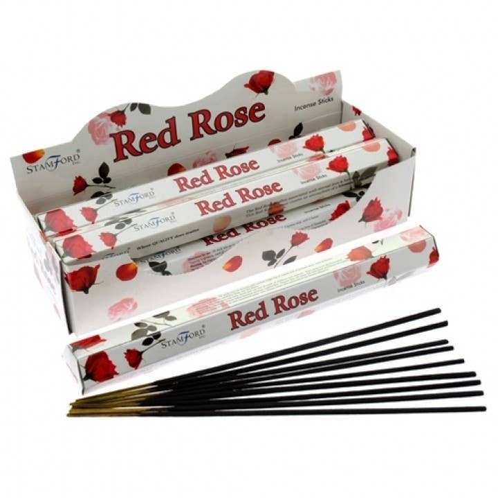 AWGifts Europe - Wholesale Incense - StamFP-04 - Red Rose Premium Incense0