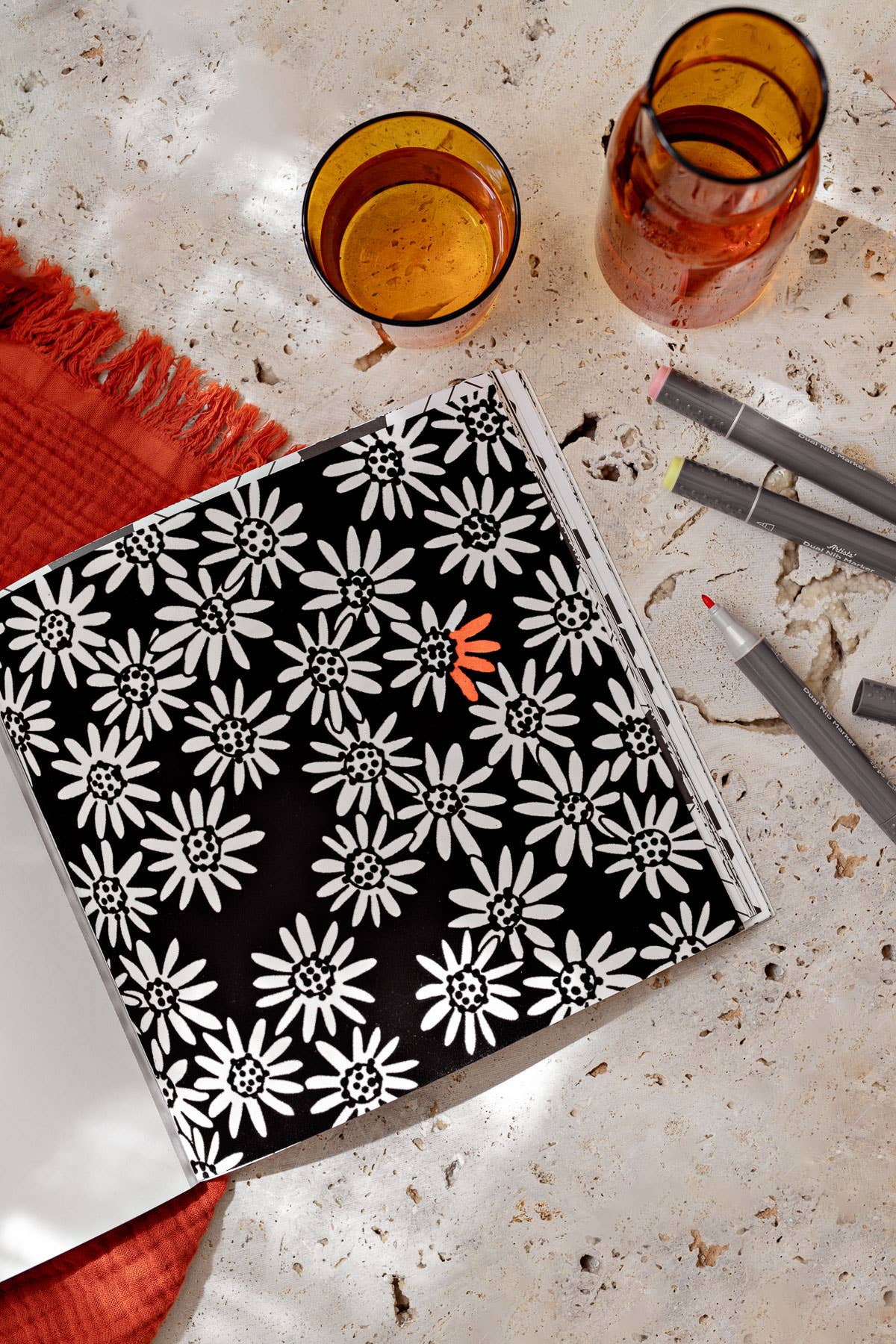 Paige Tate & Co. - Wholesale Colouring and activity book – adult - Heyday: A Retro Flower Design Coloring Book (Easter) 1