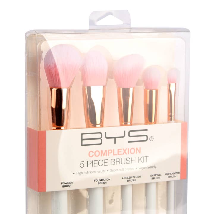 Beauty Pro - Wholesale Makeup Brush Set - BYS Complexion 5 Piece Brush Kit1