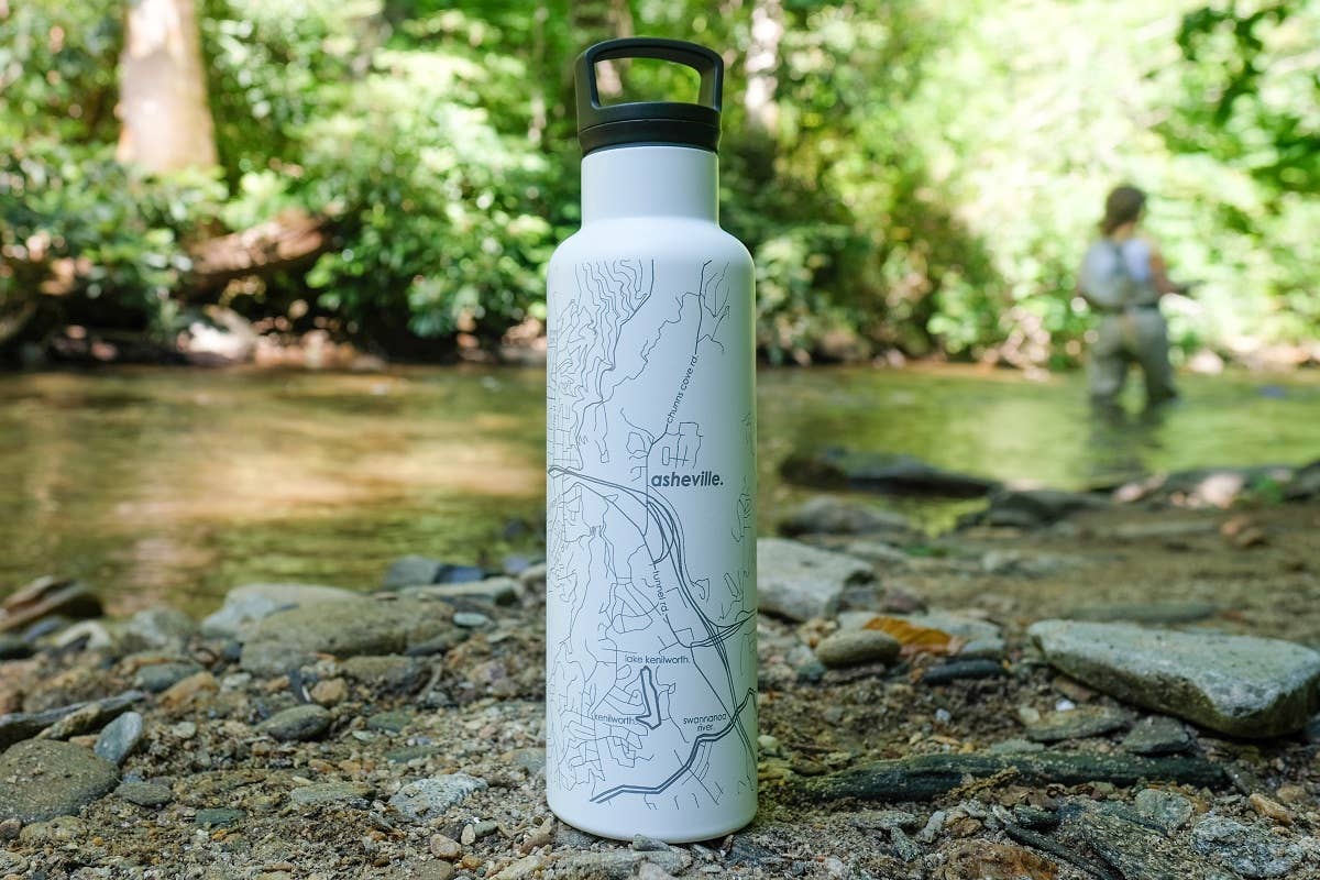 Well Told - Wholesale Water Bottle - CUSTOM ETCHED - U.S. City / Town Map - Water Bottle - 21 oz9