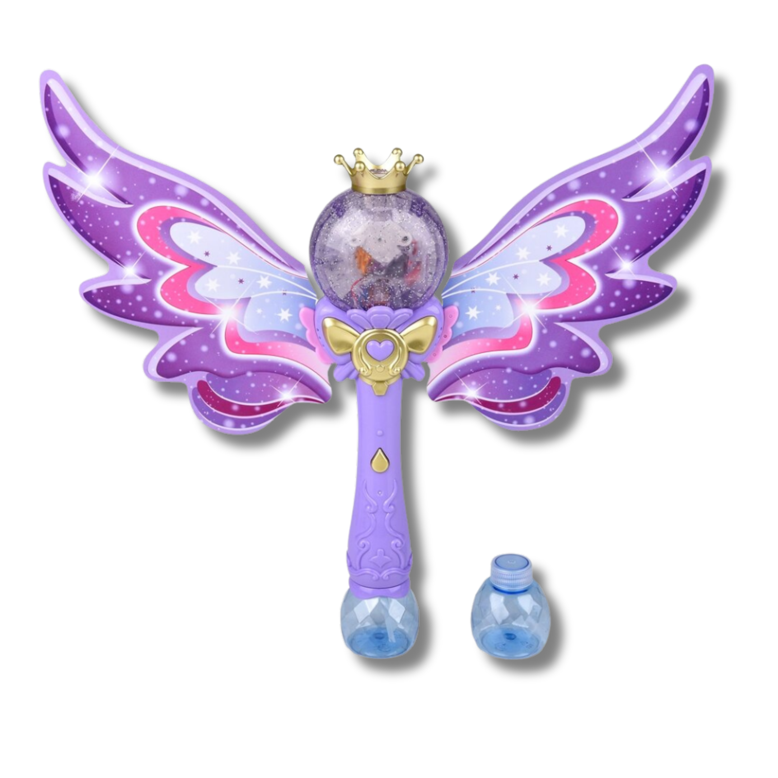 Pagdee Kids Juniors - Wholesale Light-Up Toy - Kids & Baby - Holiday Décor Light-Up Fairy Bubble Wand For Kids4