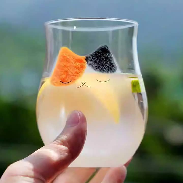 Aderia-Glas mit Katzenmotiv für den Großhandel von MinoCraft