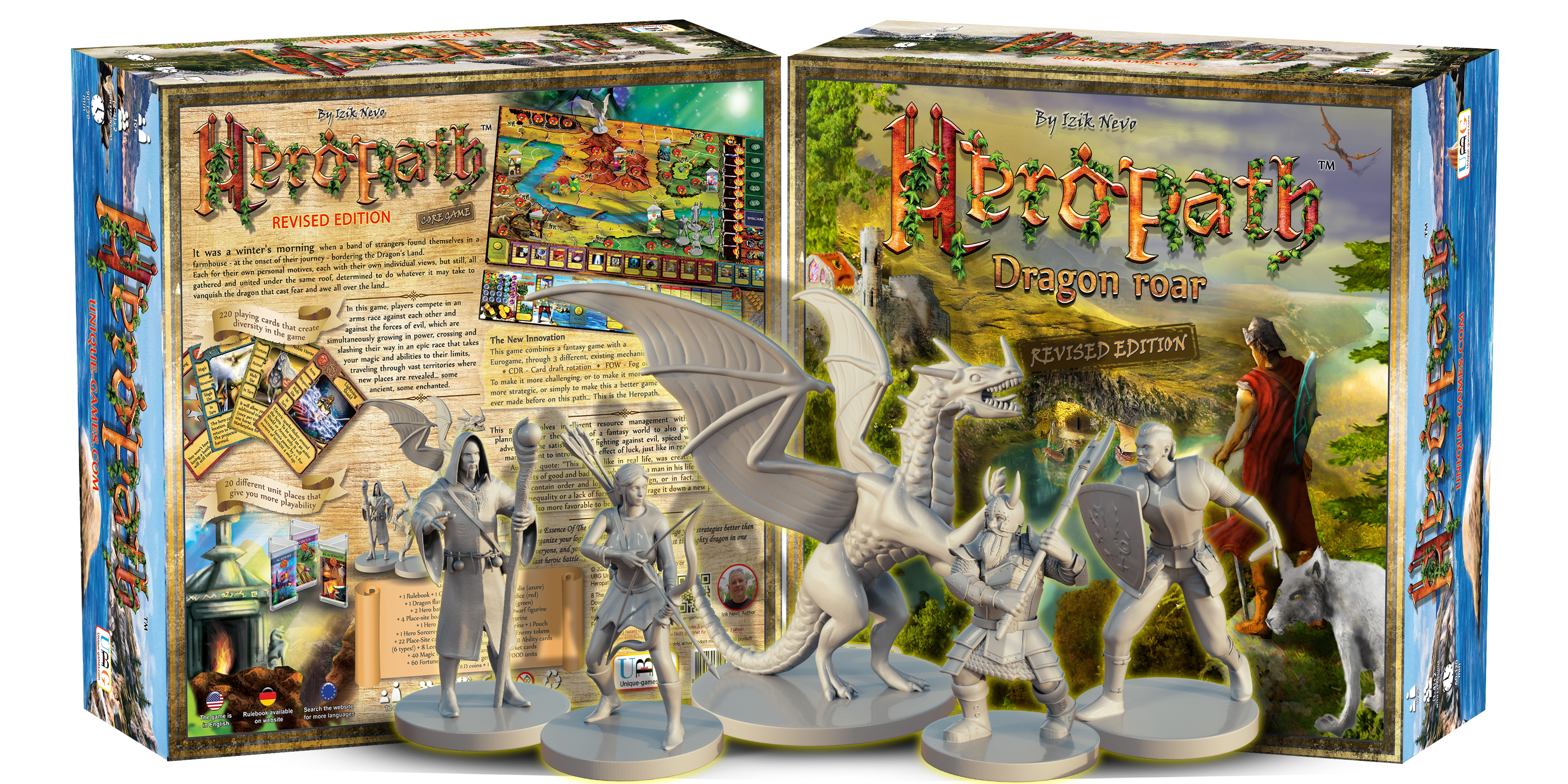 QMDirect - Wholesale Board Game - Heropath: Dragon Roar - Revised Edition4