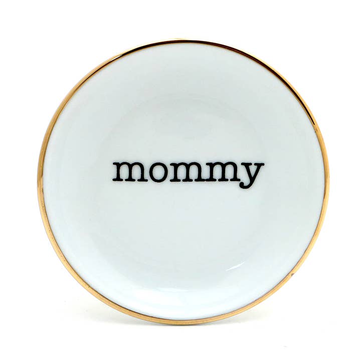 Mommy - Plato para anillos con detalles en oro de 22 quilates para venta al por mayor de Lenny Mud