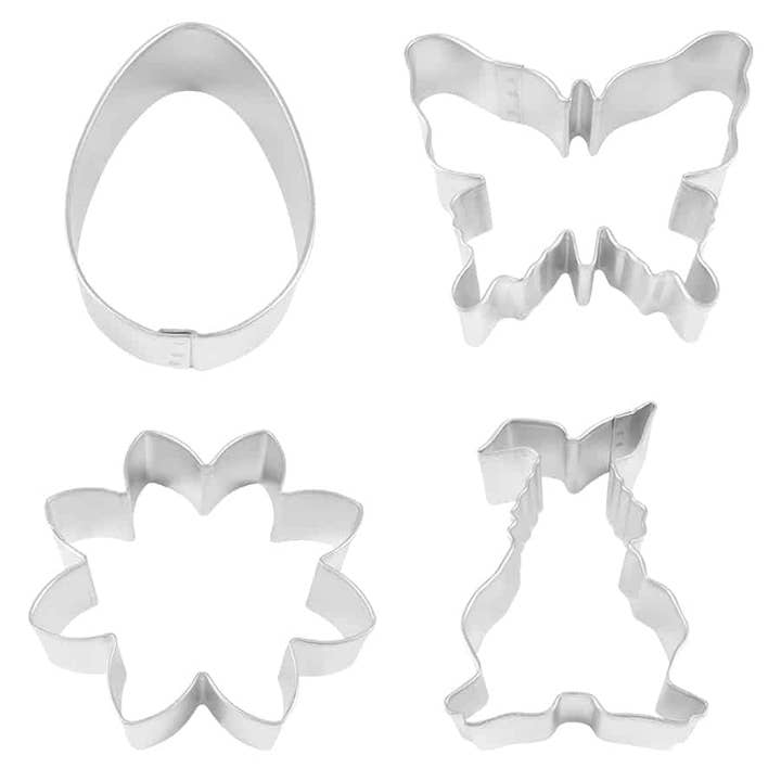 R&M International - Wholesale Cookie Cutter - Spring 4 PC S/S Cookie Cutter Set Carded1