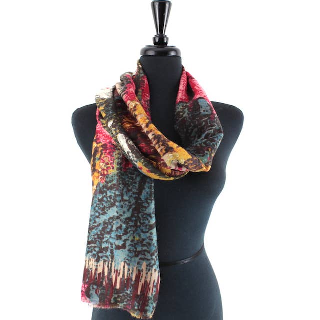 Pretty Persuasions – Cachecol - Mulher por atacado – S24200 Cachecol Blossom Gala7