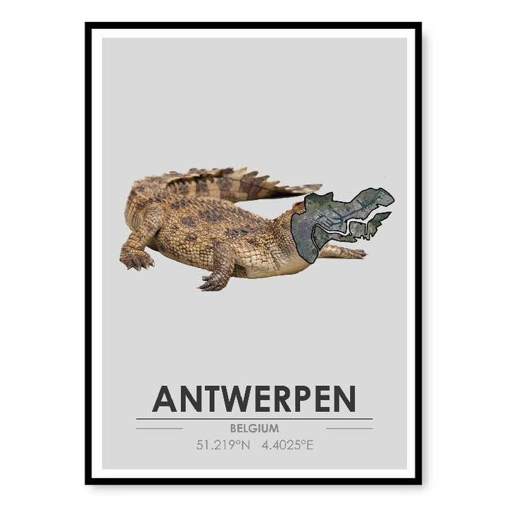 Mapa MuzeMap de Amberes para venta al por mayor de MuzeMaps