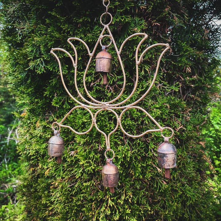 Mira Fair Trade - Wholesale Wind Chime - Blooming Lotus Wind Chime2