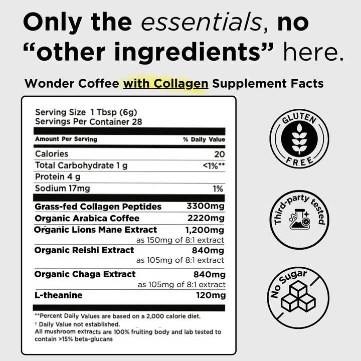 Pow - Wholesale Instant Coffee/Espresso - Wonder Coffee – Functional Mushroom Coffee with Adaptogens7