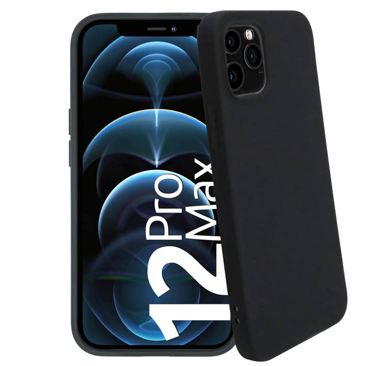 1x se® mjukt fodral (matt svart) Apple iPhone 12 Pro Max för wholesale av smart.engineered GmbH & Co. KG