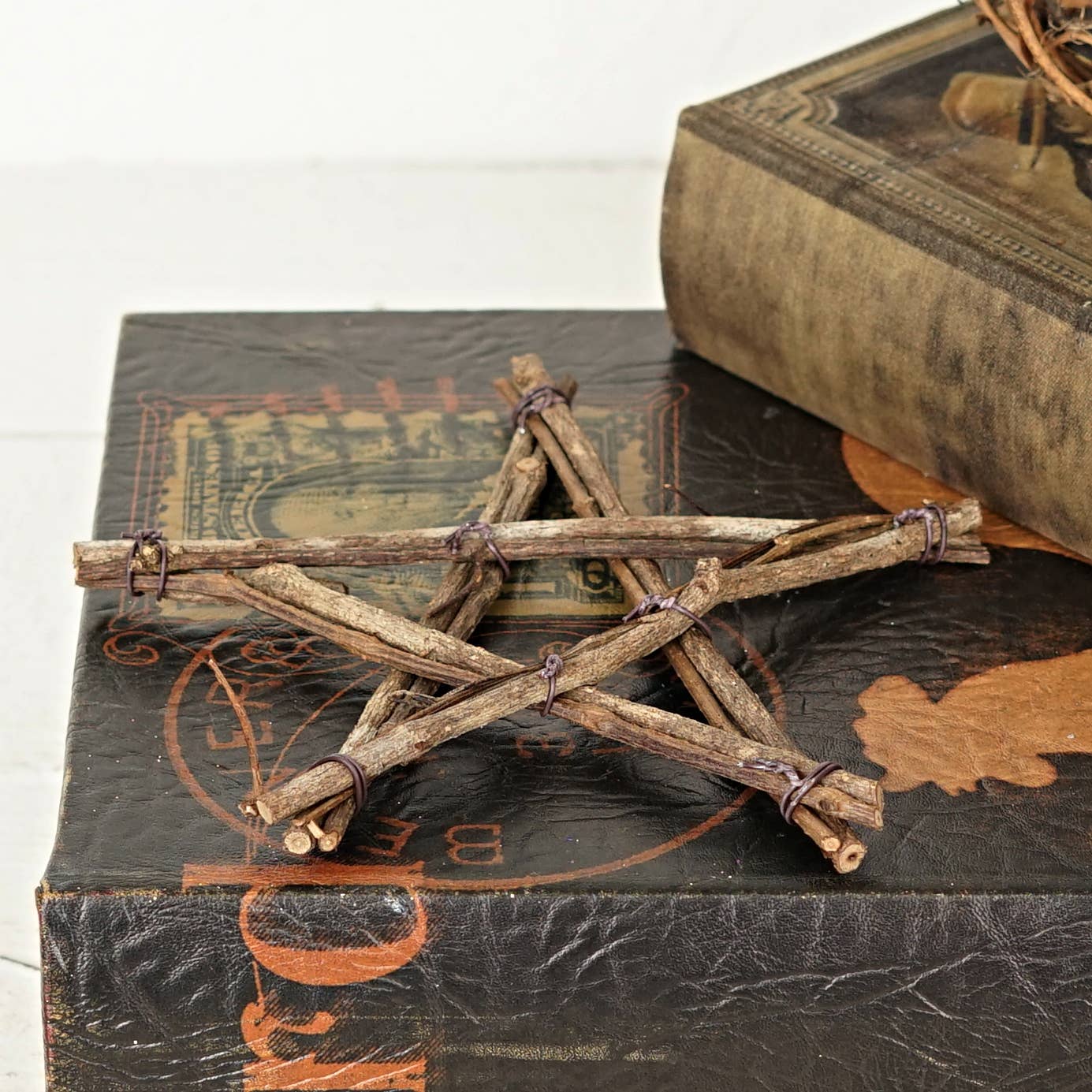 Holiday Depot Inc. - Wholesale Wall Accent - M10106- 6in Rattan Twig Vine Star-3