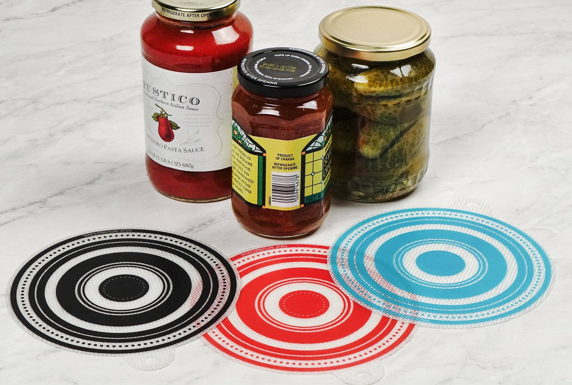 RSVP International - Vente Ouvre-bocal - Ouvre-pot en silicone - Noir3