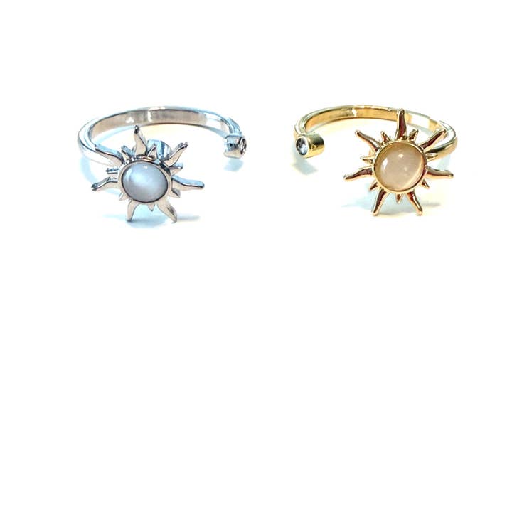 Starburst Fidget Spinner Ring for wholesale by Royce and Oak