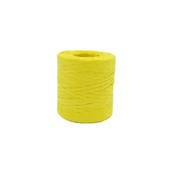 Paper raffia Yellow for wholesale by kadopapier.net