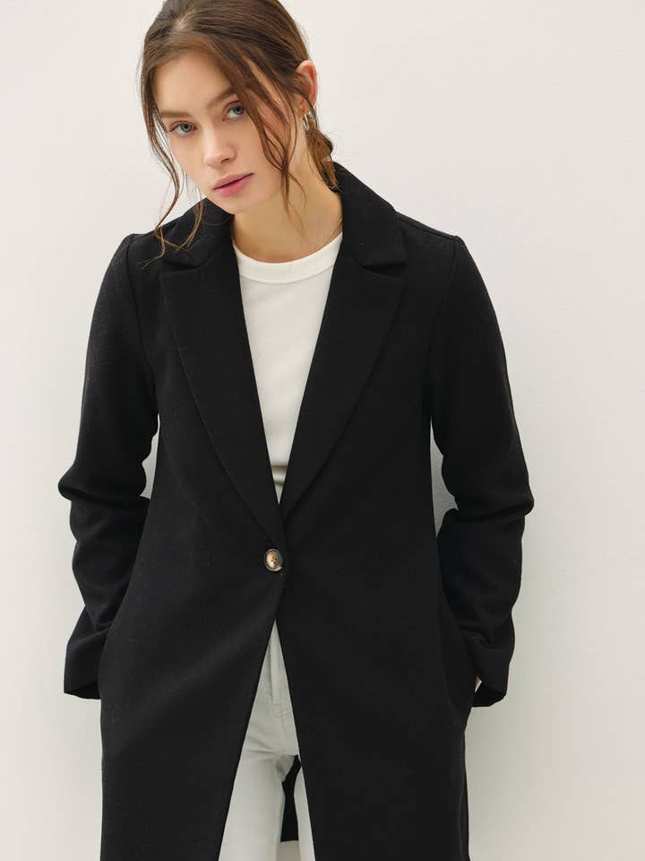 Be Cool - Wholesale Coat - Women's - WAIST TAPERED OVERCOAT