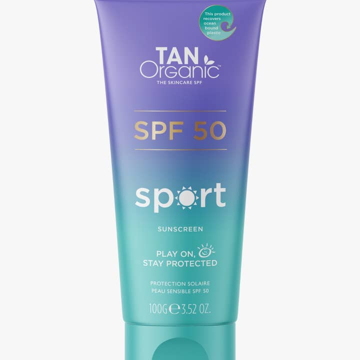 Tanorganic Spf 50 100G Sport for engroshandel hos The Kind Brand Company