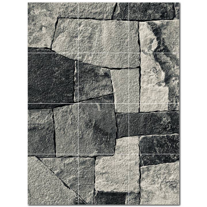 Rock Stone Ceramic Tile Ceramic Tile Mural PT500935 for wholesale by Picture-Tiles.com