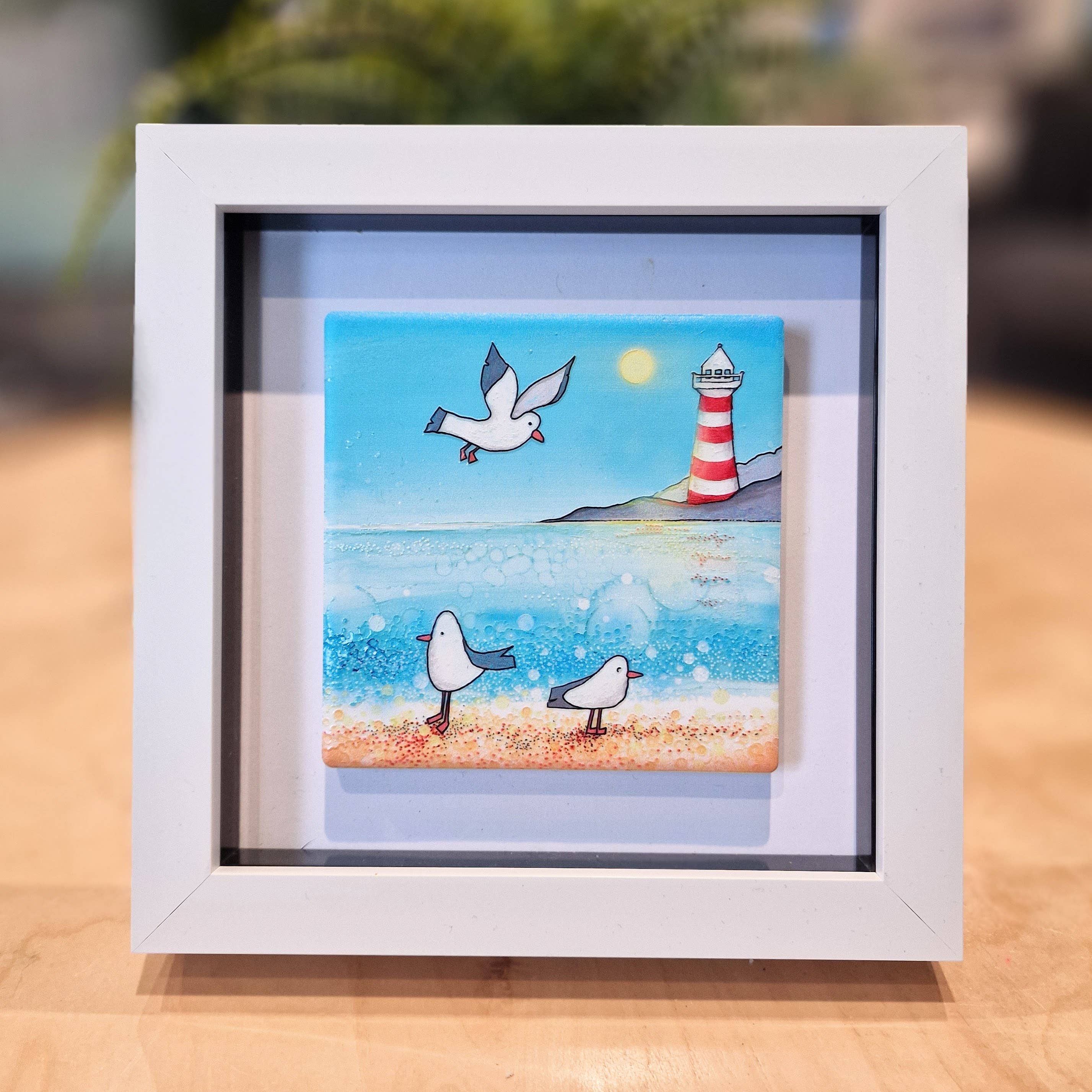 By Jo Crafts – wholesale Art print – 97-SP Seagull Lighthouse Small Picture10