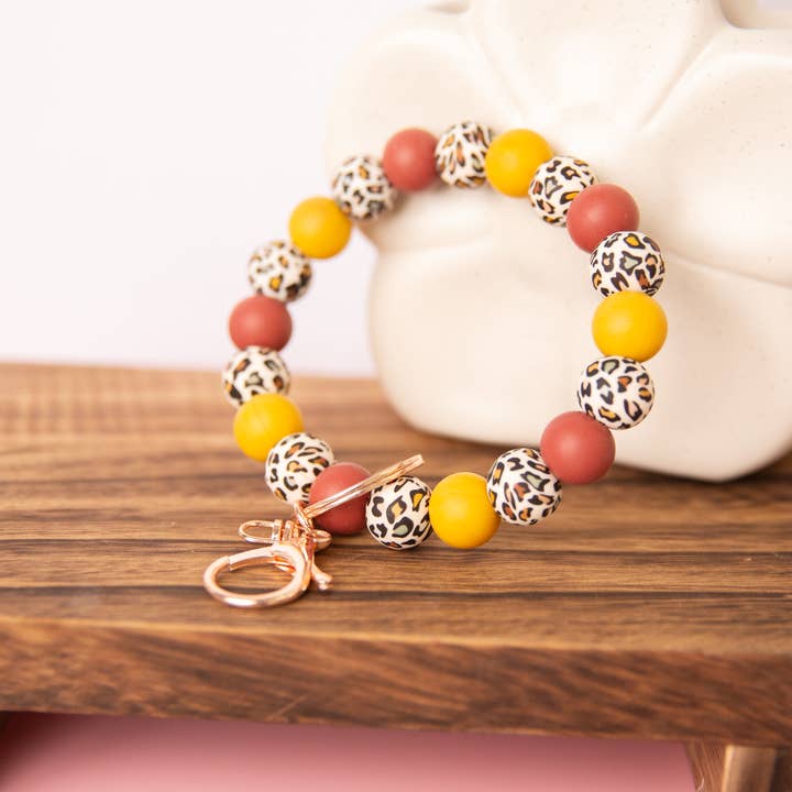 Leopard Wristlet for wholesale by Darling Doe Designs