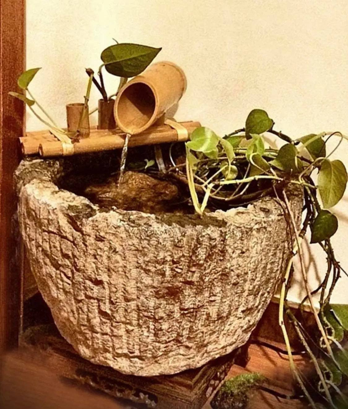 everythingbamboo - Wholesale Outdoor ornament/decor - Bamboo Water Fountain Water Feature Flowing Indoor Outdoor Garden Decoration11