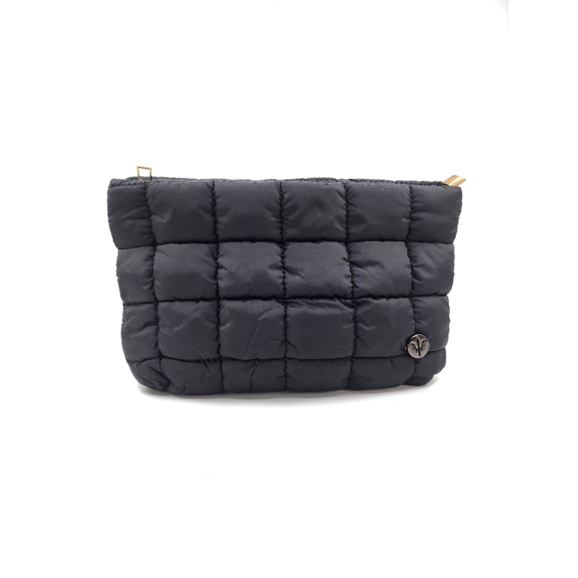 Hatzzi - Vente Trousses de maquillage/cosmétique - Pochette cosmétique zippée en nylon matelassé6