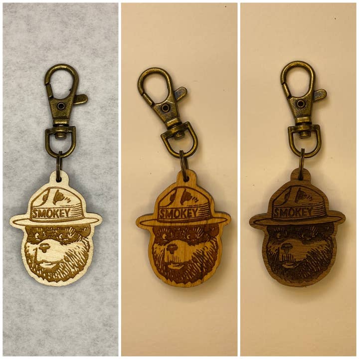 The Nostalgia Company - Wholesale Keychain - Unisex - Smokey Bear Keychain | Officially Licensed Smokey Bear Gift1