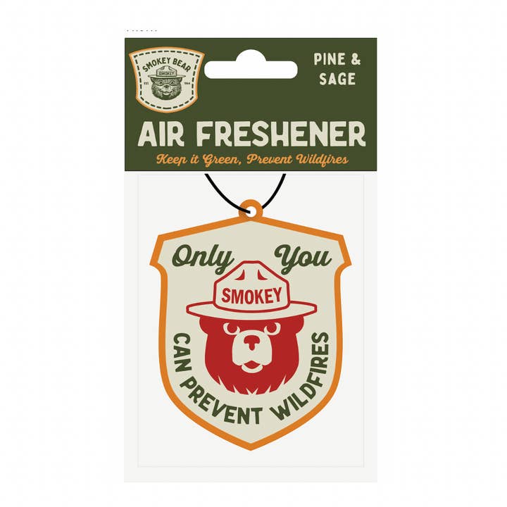 Pine & Sage - Smokey Bear Air Freshener for wholesale by Good & Well Supply Co.