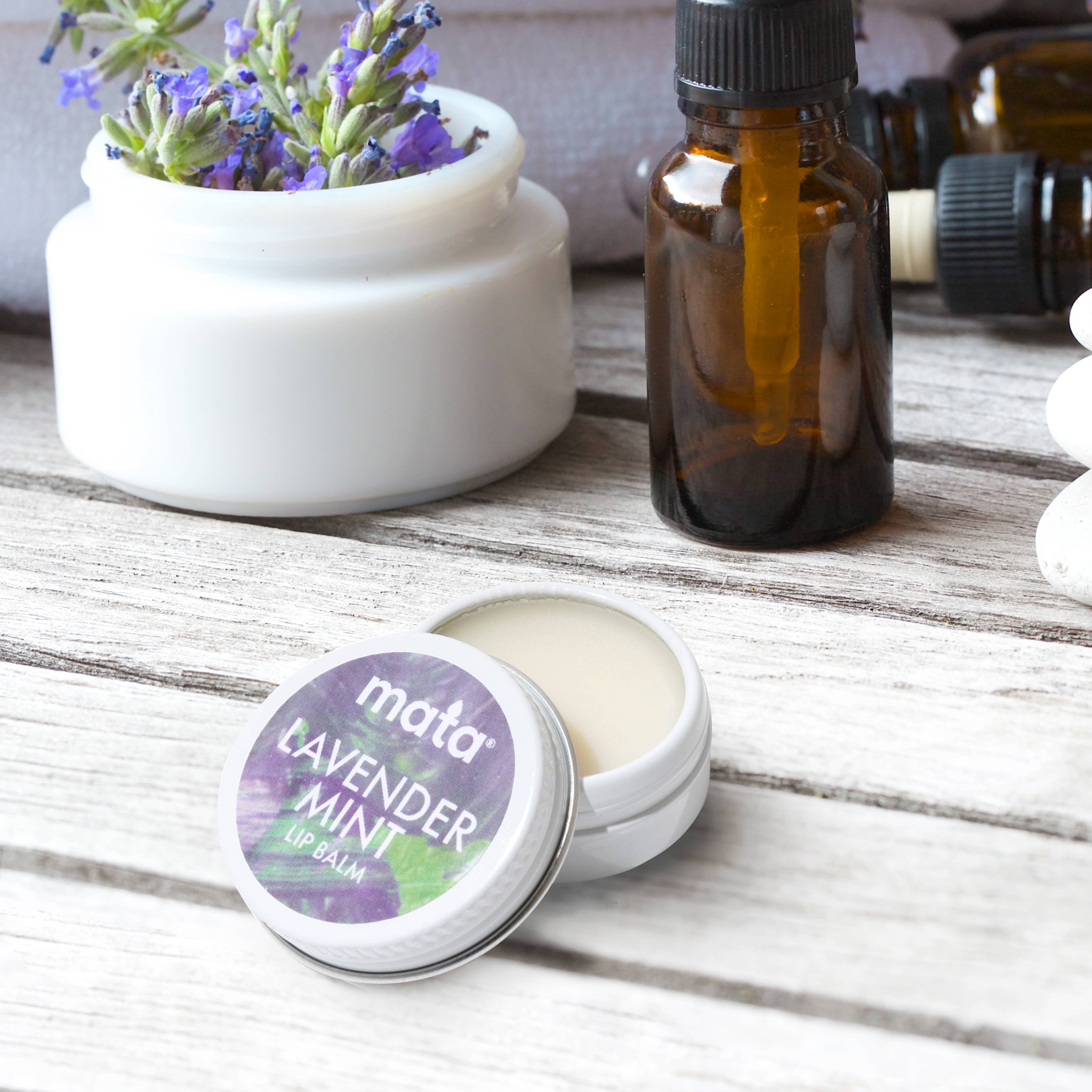 Mata All Natural – Bálsamo labial por atacado – Mata Natural Lip Balm, Óleo de Coco Biológico e Cera de Abelhas11