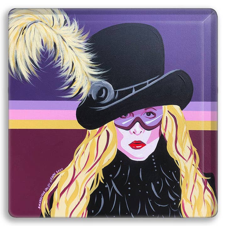 Stevie Après Ski Coaster for wholesale by Uptripping (Shannon Foley Henn)