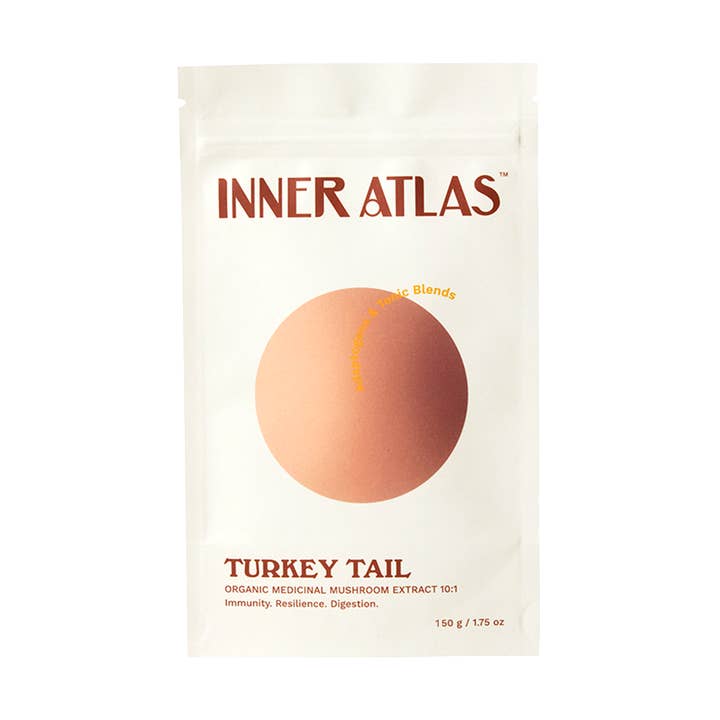 Inner Atlas - Vendita all'ingrosso Proteine/superfood in polvere - Estratto di funghi medicinali biologici a coda di tacchino0