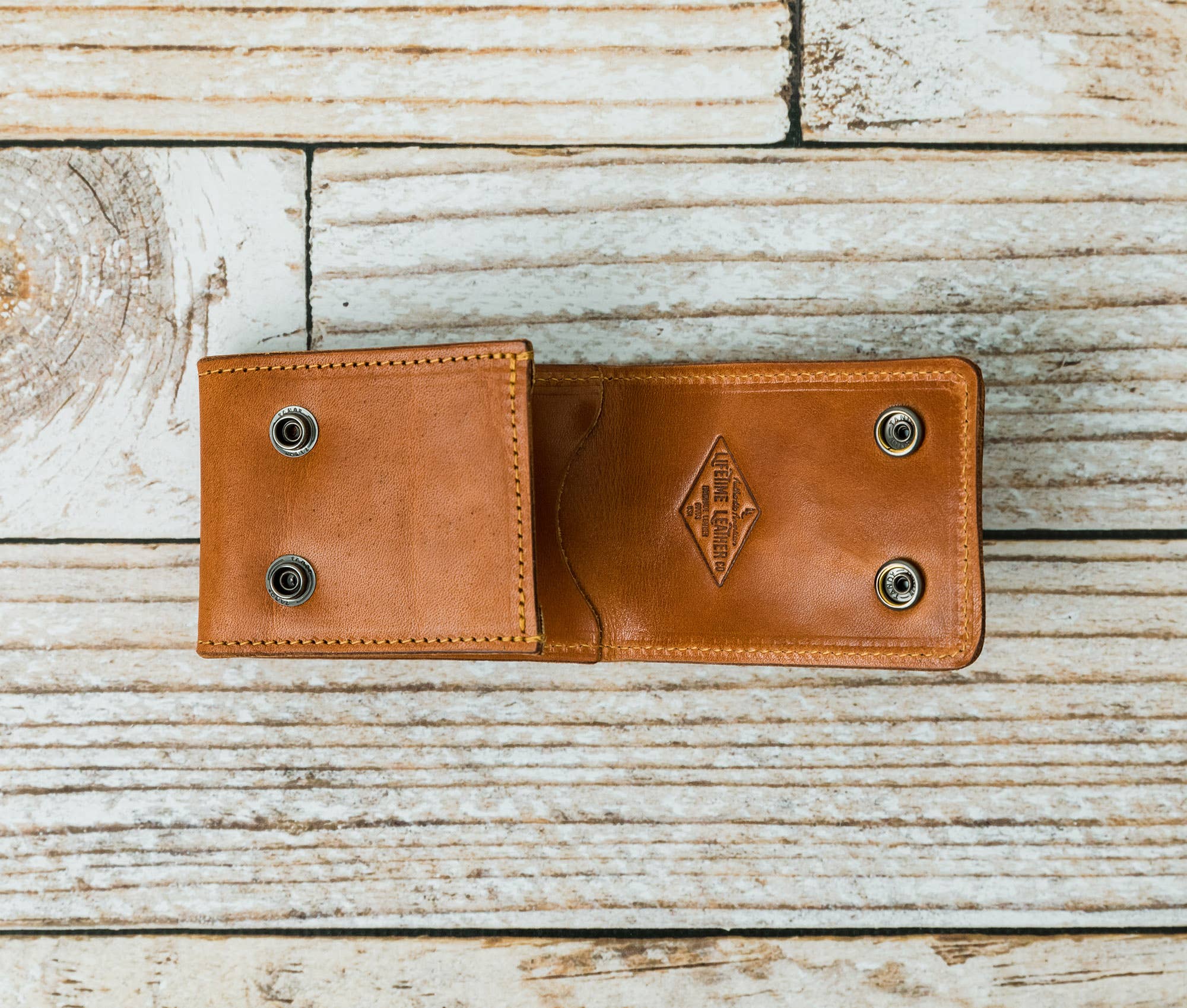 Lifetime Leather Co – Carteira – Homem por atacado – Carteira de couro com três dobras5