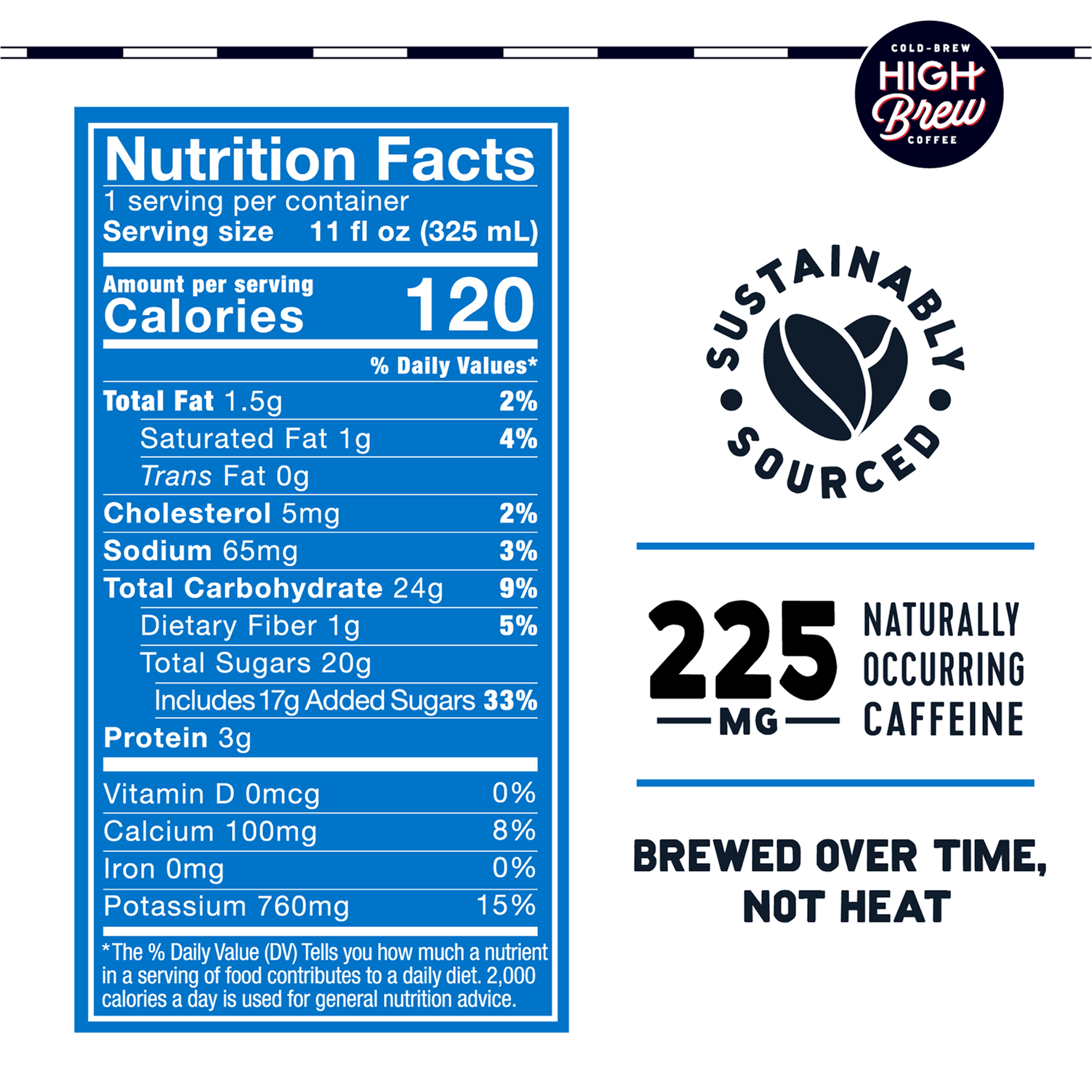 High Brew Coffee - Wholesale Iced Coffee/Cold Brew - Vanilla Bean Triple Shot1