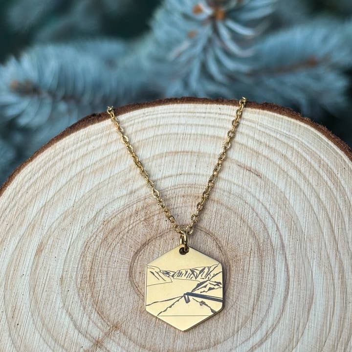 Stegastein 16mm necklace- Stainless Steel for wholesale by Arthousefern