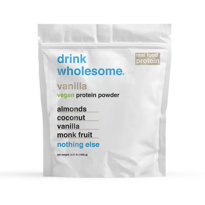 Drink Wholesome - Wholesale Protein/Superfood Powder - Vegan Vanilla Almond Protein Powder