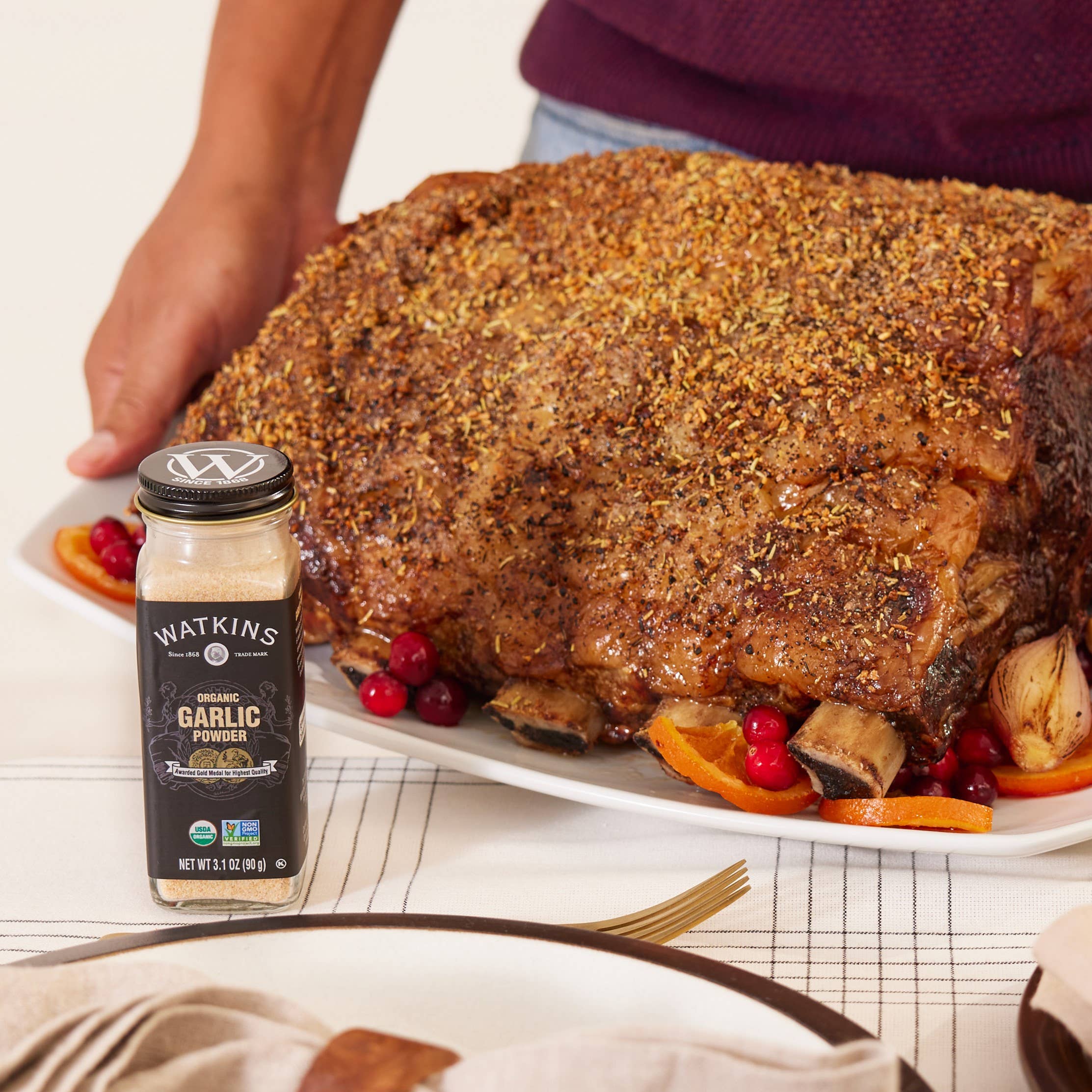 The Watkins Co. - Wholesale Dried Spice - Organic Garlic Powder, 3.1 oz3