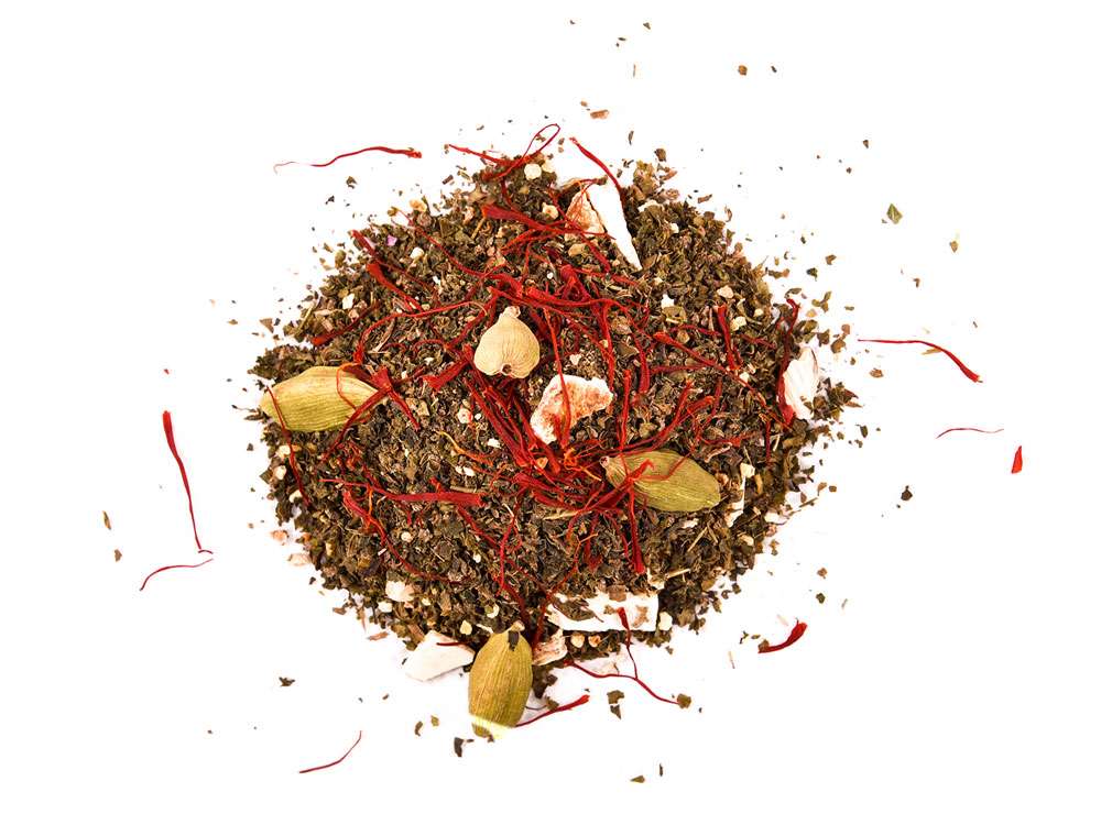 SAFSUN Safrantee - Wholesale Health/Detox Tea - Secret of Long Life Green Tea with Saffron, Orange Peels1