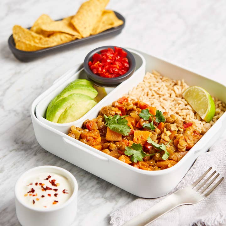 Lunch Box Original - Boîte à déjeuner légère avec compartiments pour la vente par Black + Blum Europe