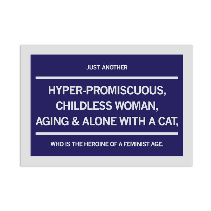 Hyper Promiscuous Childless Woman Sticker for wholesale by RAYGUN