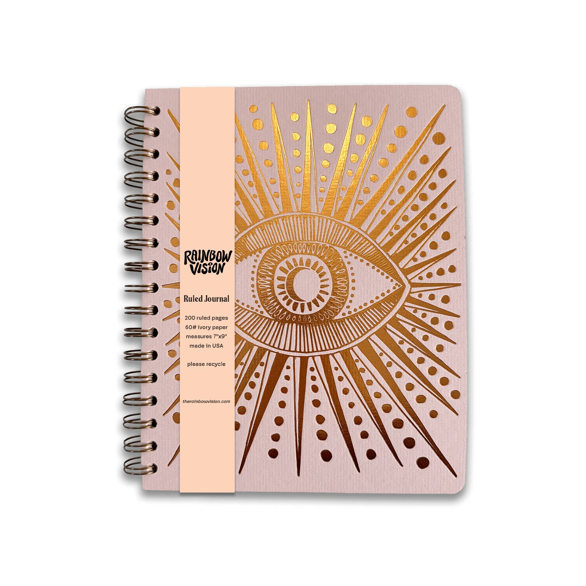Rainbow Vision - Wholesale Journal/Diary - Seeing Eye Journal - Copper