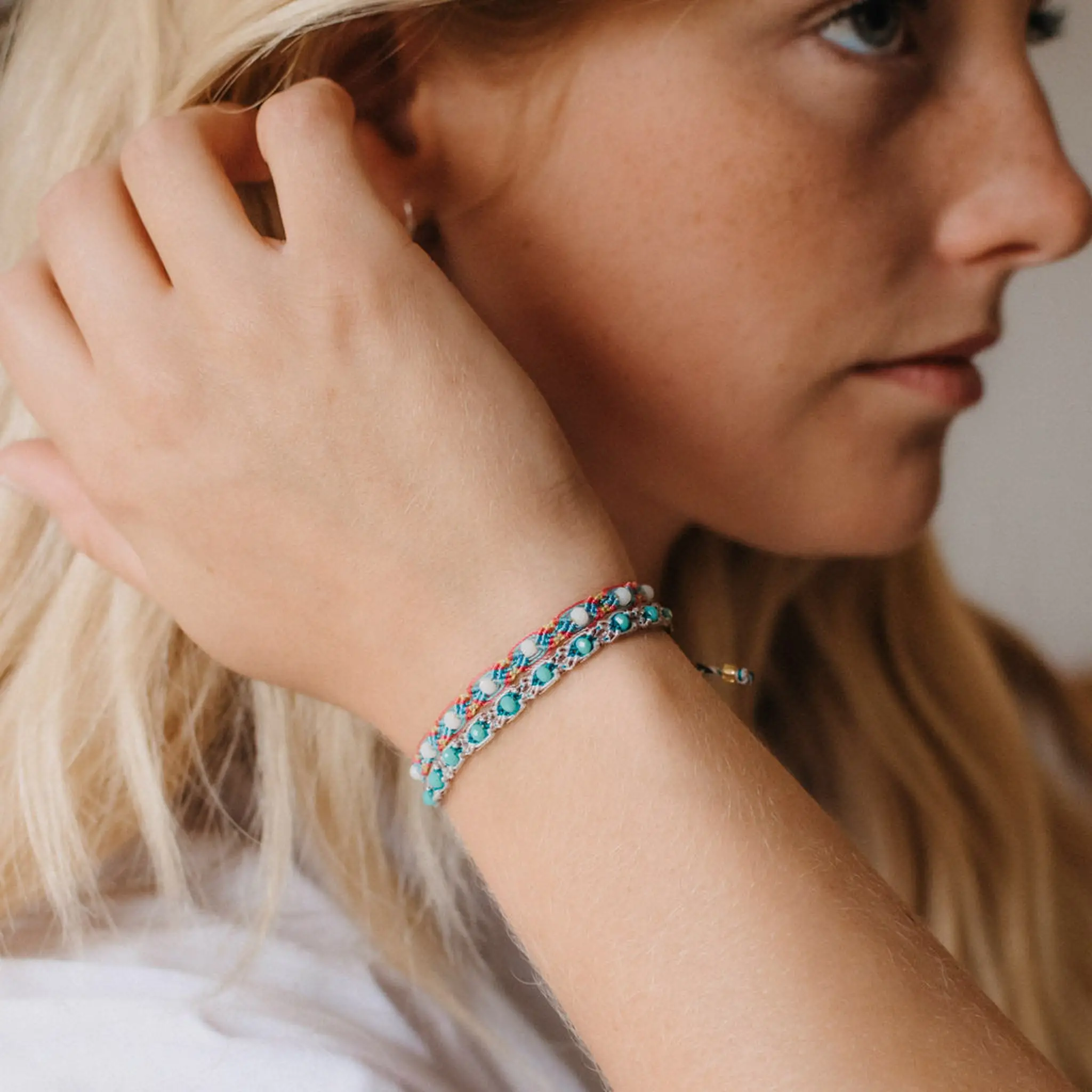 Pineapple Island – Großhandel Gewebtes/geflochtenes Armband – Vermelha Surf Armband11